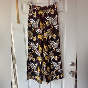Stelen floral wide leg pants size S